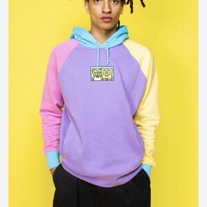 Teddy Fresh Purple and Pink Sweater Color-Block Design